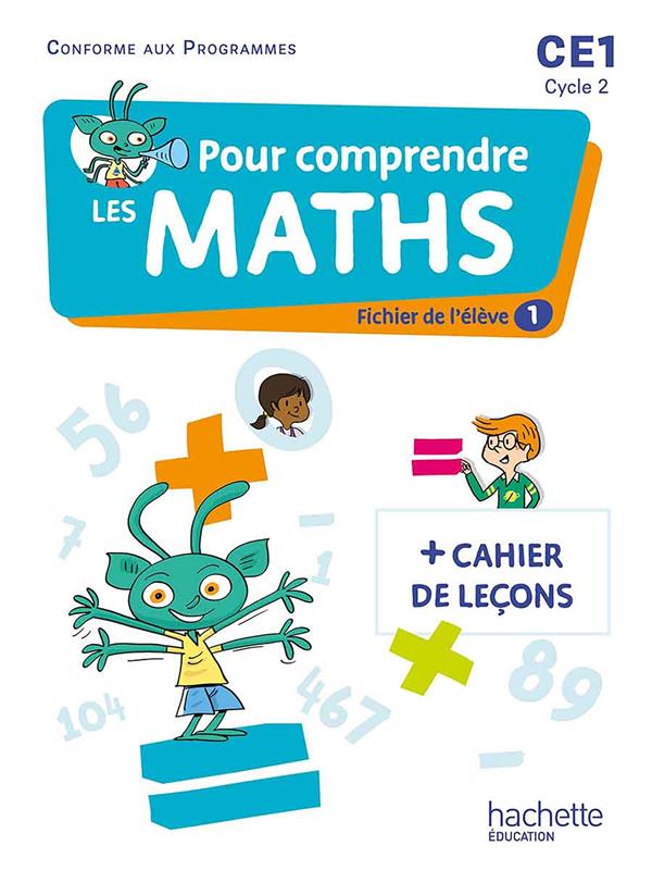 9782011000675_1_75 Pour comprendre les maths CE1 fichiers élève 1 et 2 Ed HACHETTE – Image 1