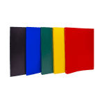 Classeur Plastique à 4 anneaux Dos 20mm souple OFFICE PLAST PURPLE