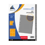 Jeu D'intercalaires Alphabétique  Plastique OFFICE PLAST  PURPLE
