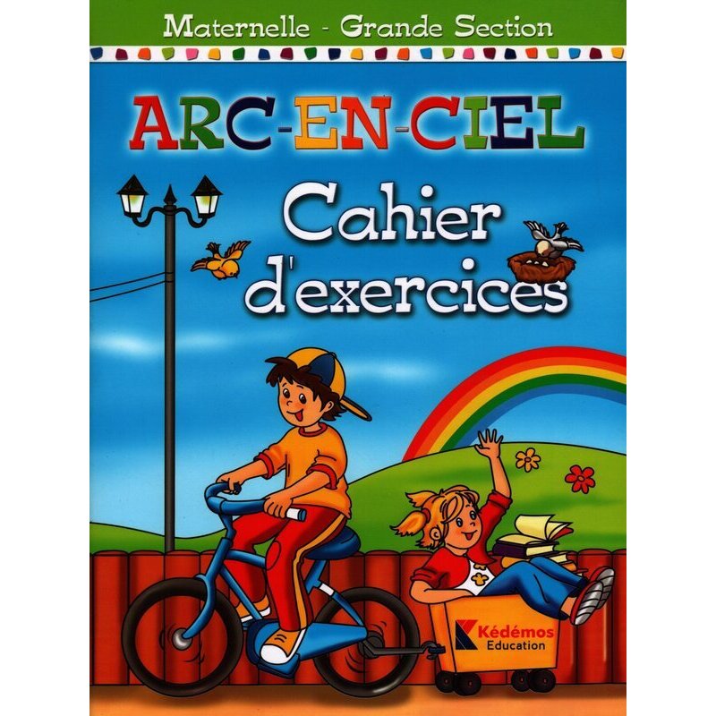 arc-en-ciel-cahier-d-exercices-grande-section-001 ARC-EN-CIEL Cahier d'exercices KEDEMOS – Image 1