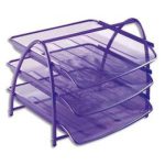 Bac a Courrier Métal Violet