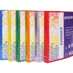 Classeur à 4 anneaux souple Personnalisable Evidence PURPLE