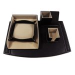Garniture De Bureau SCRIBE PRESTIGE Noir PURPLE