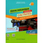Génie Mécanique : Manuel d'activités  BAC Sciences Technique