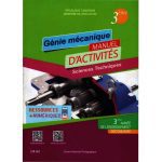 Génie Mécanique : Manuel d'activités  -3éme année Secondaire