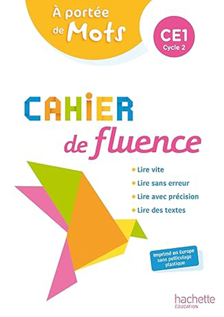 l2 A portée de mots cahier de fluence CE1 édition: HACHETTE – Image 1