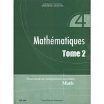 Mathématiques Tome 2  BAC  Mathématiques