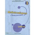 Mathématiques -3éme année Secondaire (lettre)