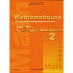 Mathématiques Tome 2 - 2éme année Secondaire(sciences-Informatique)