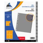 Jeu D'intercalaires Mensuel  Plastique OFFICE PLAST  PURPLE – Image 2