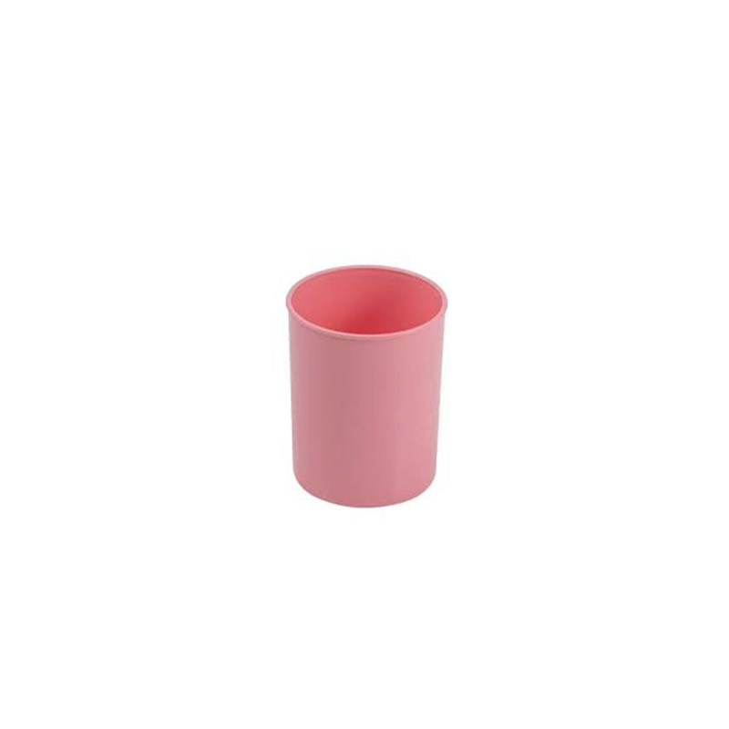 pot-a-crayons-faibo-opaque-rose-pastel-206-p32 Porte Stylo Rose Pastel FAIBO – Image 1