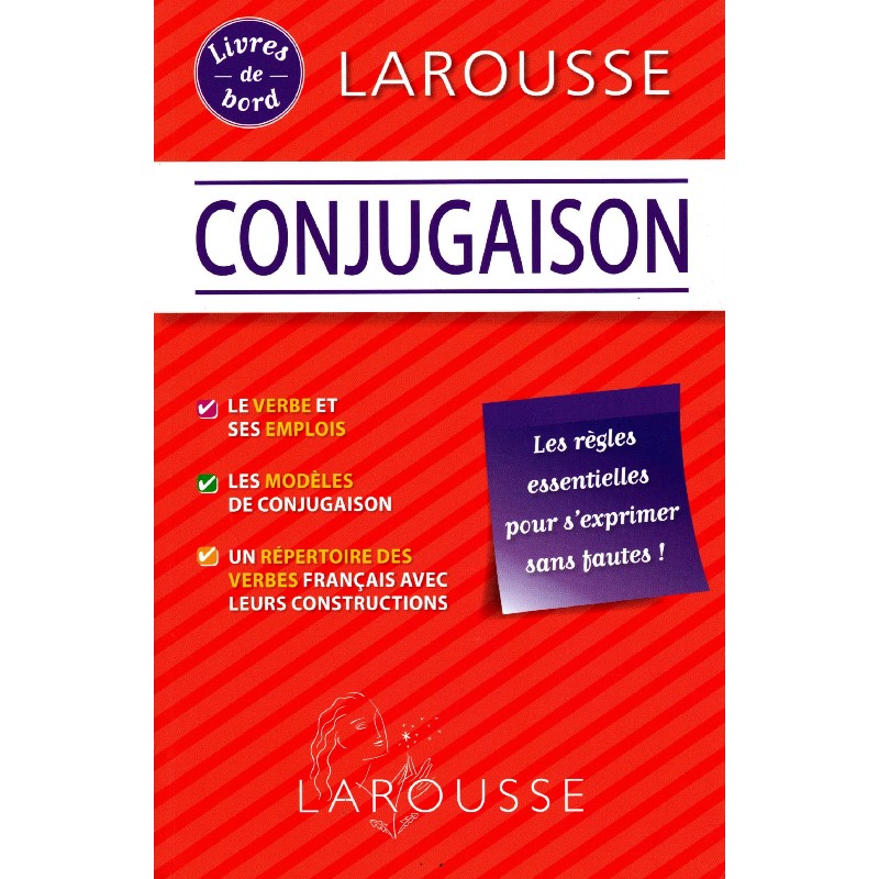 uXnsWYxcvhgVmDxsj1ag3KMkW3LErDwEzdg6LRj0 Livres de bord Larousse: Larousse de la conjugaison – Image 1