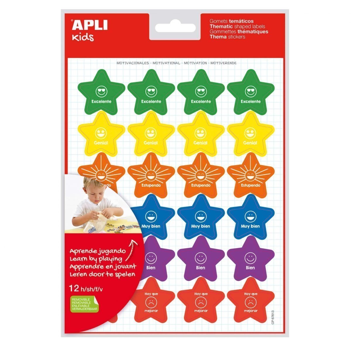 067656-scaled Gommettes Motivacionales 12 feuilles APLI – Image 1