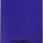 Cahier Piqûre CONQUERANT 17 x 22cm 96 Pages 90 Gr -Violet