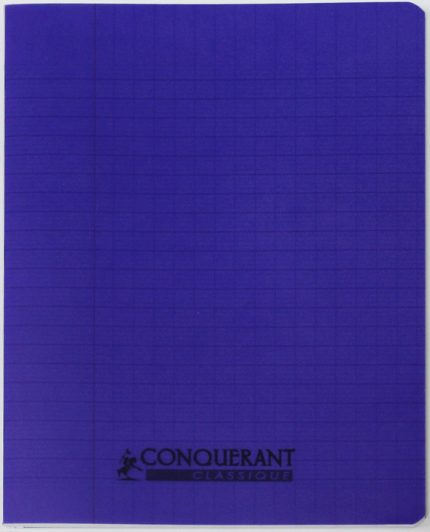Cahier Piqûre CONQUERANT 17 x 22cm 96 Pages 90 Gr -Violet