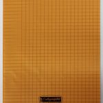 Cahier Ligne 8000 polypro 24*32 96P 90g Orange Calligraphe