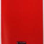 Cahier Ligne 8000 polypro 24*32 96P 90g Rouge Calligraphe
