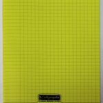 Cahier Ligne 8000 polypro 24*32 192P 90g Jaune Calligraphe