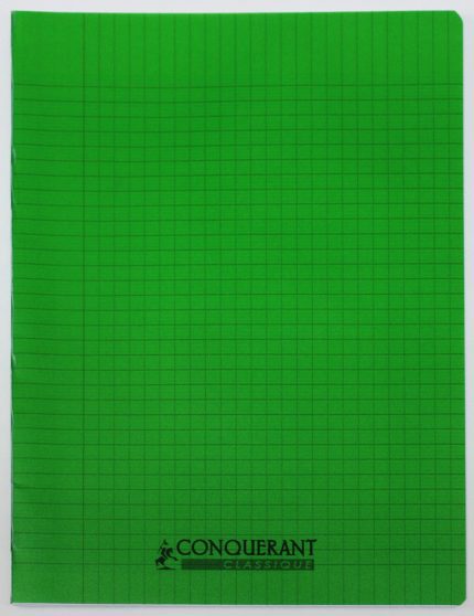 Cahier Piqûre CONQUERANT 21x29.7 96Pages 90Gr - Vert