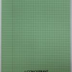 Cahier Classique 24*32 96P 90g Vert claire CONQUERANT