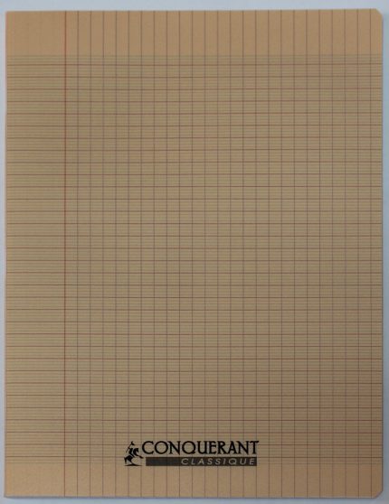 Cahier Classique 24*32 96P 90g  Abricot CONQUERANT