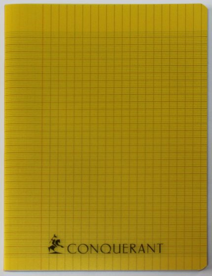 Cahier Classique 24*32 96P 90g Jaune CONQUERANT