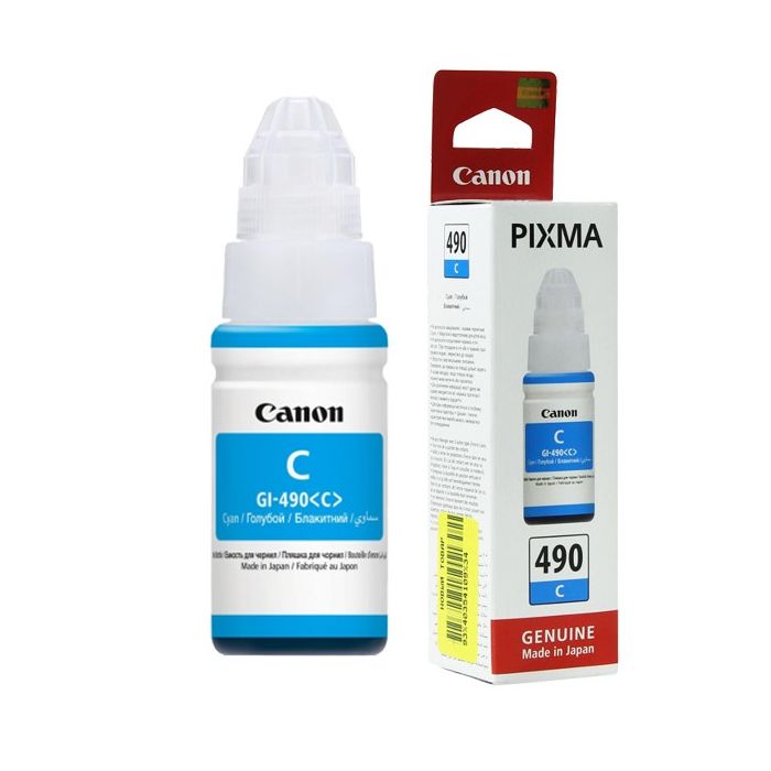 490 cyan Bouteille d'encre Pixma 490 Cyan CANON – Image 1