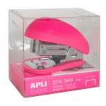 Agrafeuses Fluo Couleurs Fuchsia APLI