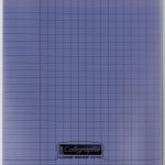 Cahier 17x22 Couverture Violet 96P Grands Carreaux 90G Calligraphe
