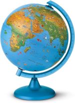 Globe terrestre Illuminé et Rotatif 25 CM TECNODIDATTICA ARCA