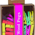Pinces en bois 15 pcs APLI