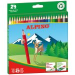 Pochette de 24 crayons de couleur triangulaires   TRI ALPINO