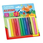 Pâte à Modeler 10+2 NEON PLASTILINA ALPINO