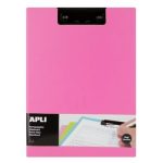 Porte Bloc Double A4 Rose Bebe  APLI