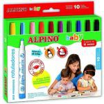 Pochette Feutre de 10 Couleur BABY ALPINO