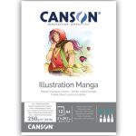 Album Papier Marqueur Blanc A4 250G 12F CANSON