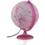 Globe terrestre Illuminé et Rotatif 25 CM TECNODIDATTICA PINK ZOO