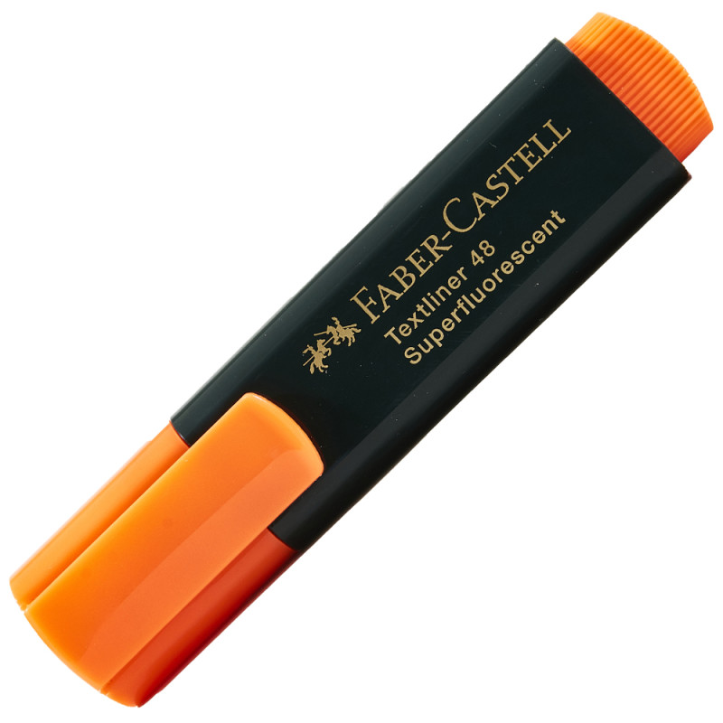 textliner-48-superfluorescent-orange-faber-castell Surligneur Super fluorescent 48 FABER-CASTELL – Image 1