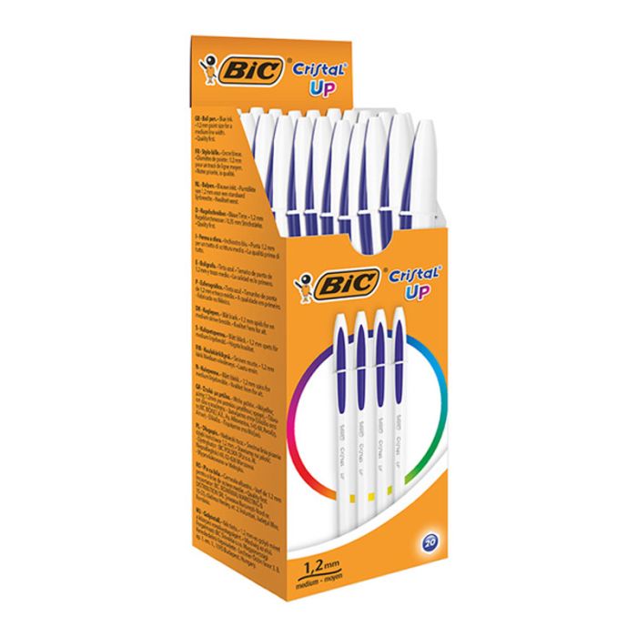 010-02159-14_69_1 Boite de 20 Stylo a bille Cristal up Bleu BIC – Image 1