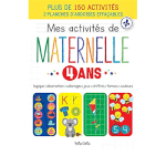Plus de 150 Activités 2 Planches D'ardoises Effaçables " Mes Activités de Maternelle "