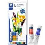 carton de Acrylique Paint 12 Couleur 8500C12 STAEDTLER