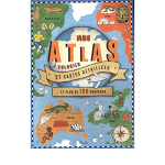 Mon Atlas a Colorier 21 Cartes Détaillées et Plus de 180 Drapeaux A3