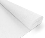 Papier Crépon De Couleur Unie - Blanc