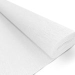 Papier Crépon De Couleur Unie - Blanc