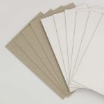 Papier Carton Blanc Gris