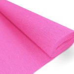 Papier Crépon De Couleur Unie - Rose