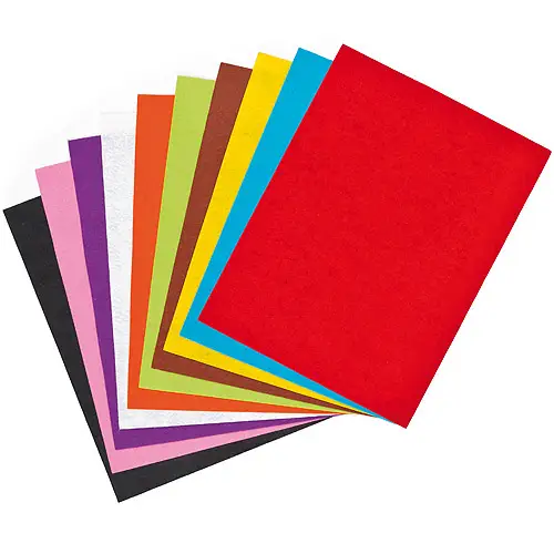 FEUT Papiers Feutrine colorée A4 – Image 1