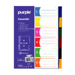 Jeu D’intercalaires de 6 Plastique PURPLE
