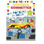 Grosses Gommettes Pour Petites Mains Les Voitures de Course  Avec Plus de 130 Gommettes