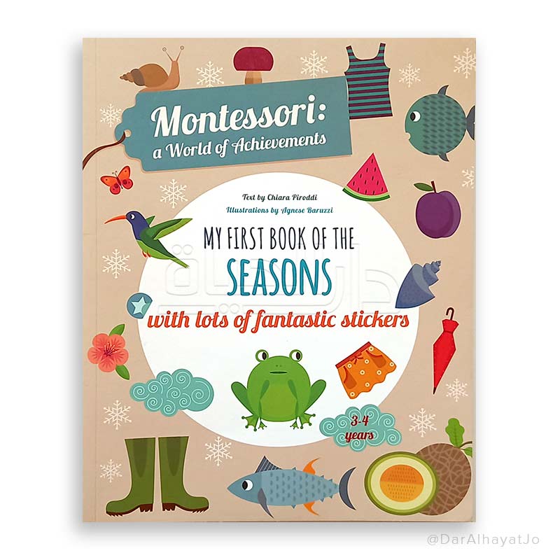 MY FIRST BOOK OF THE SEASONS Montessori & My First Book of The SEASON With lots of fantastic Stickers – Image 1